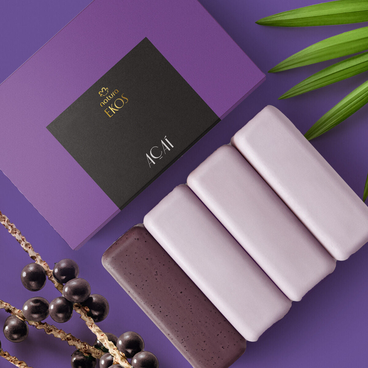 Ekos - Açaí Pure Vegetable Bar Soap Set