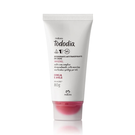 TODODIA - Cherry and Hazelnut Cream Antiperspirant Deodorant