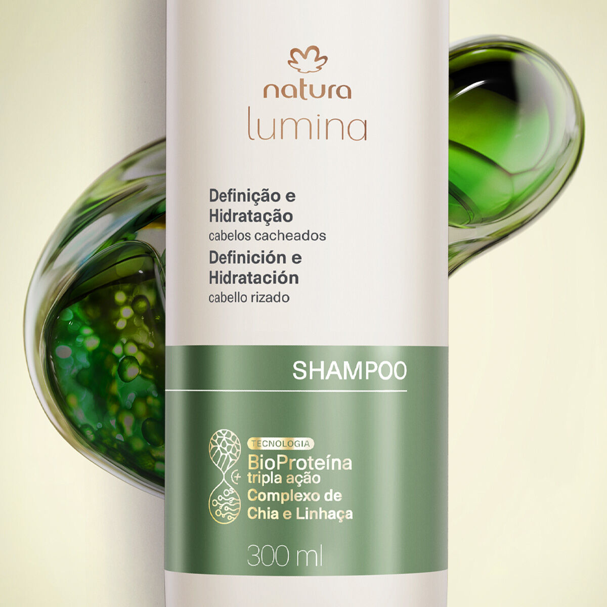 Lumina Creamy Shampoo for Definition & Hydration of Curly Hair