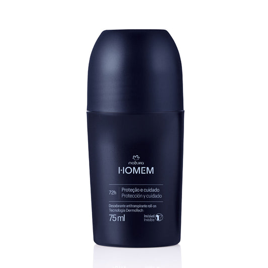 Natura Homem Clássico Roll-On Antiperspirant Deodorant – 48-Hour Protection & Masculine Freshness  Título em Português: