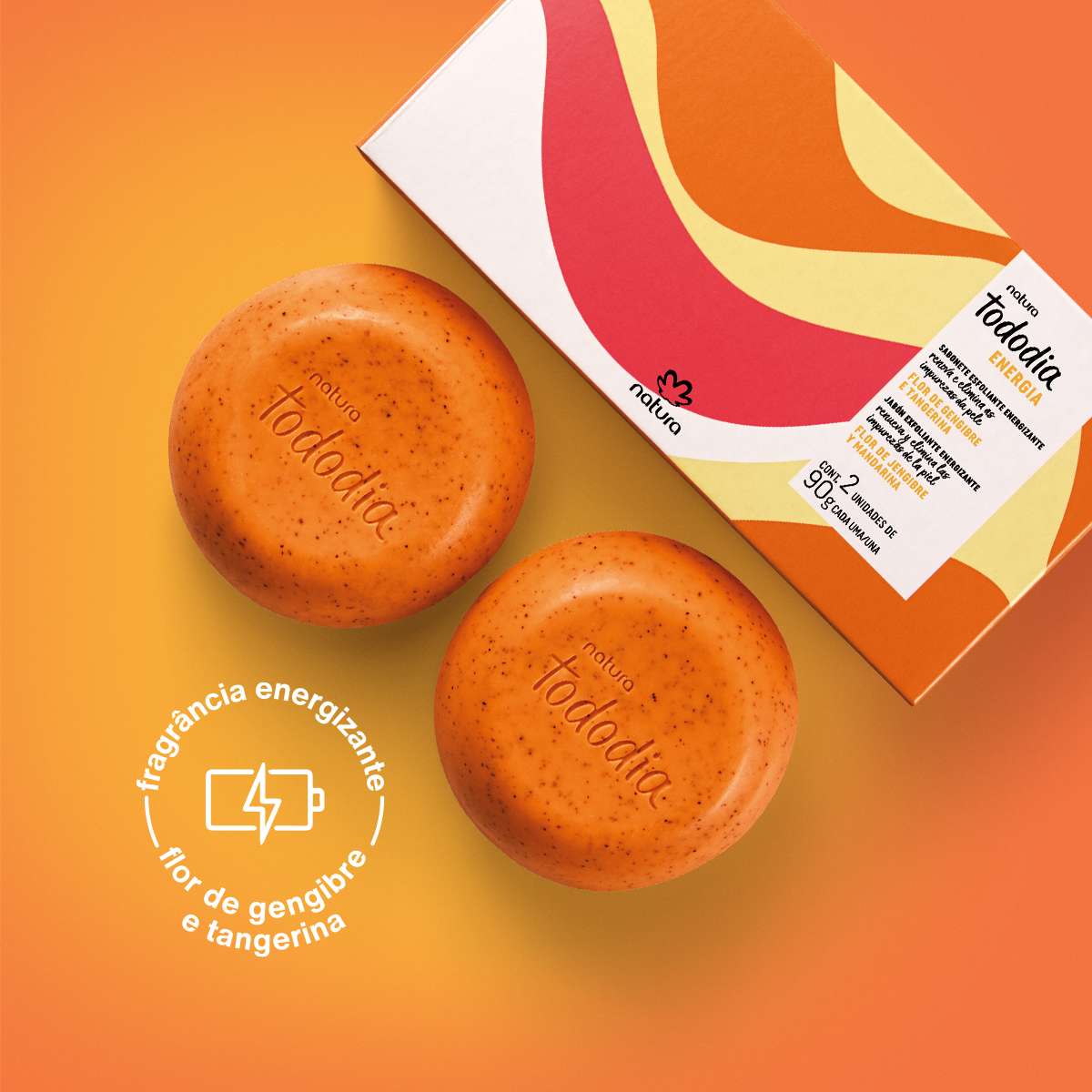 TODODIA - Exfoliating Bar Soap Energy