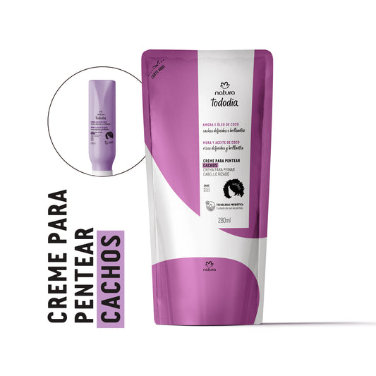 TODODIA - Refill Cream for Combating Curls Blackberry and Coconut Oil