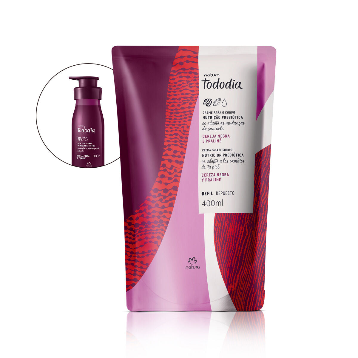 Tododia - Black Cherry & Praline Nourishing Body Lotion Refill 400ml