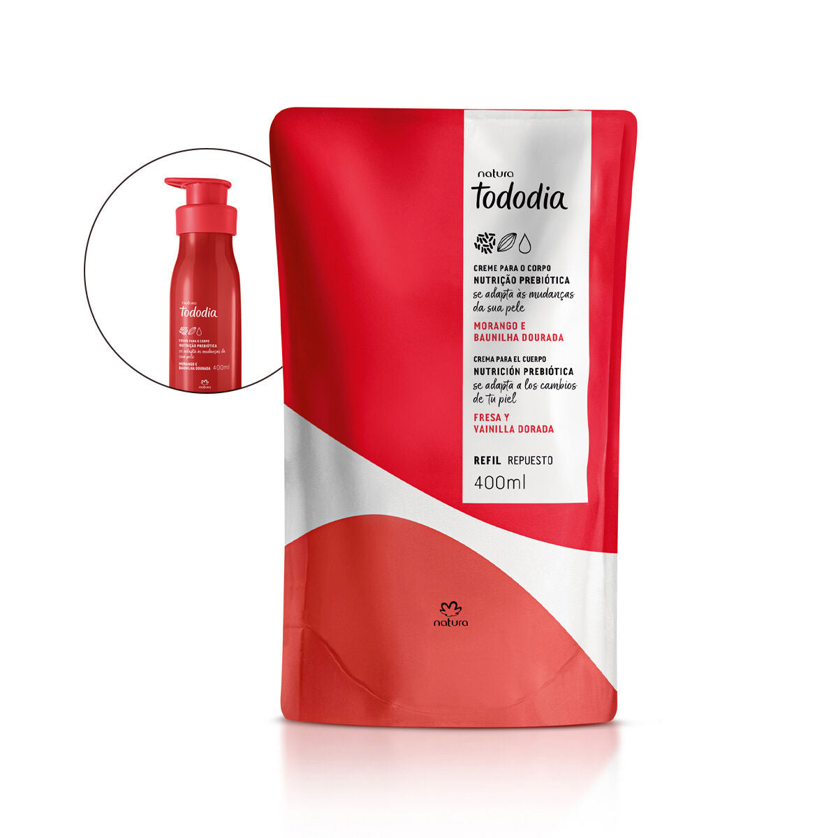 Tododia Strawberry & Golden Vanilla Nourishing Body Cream Refill