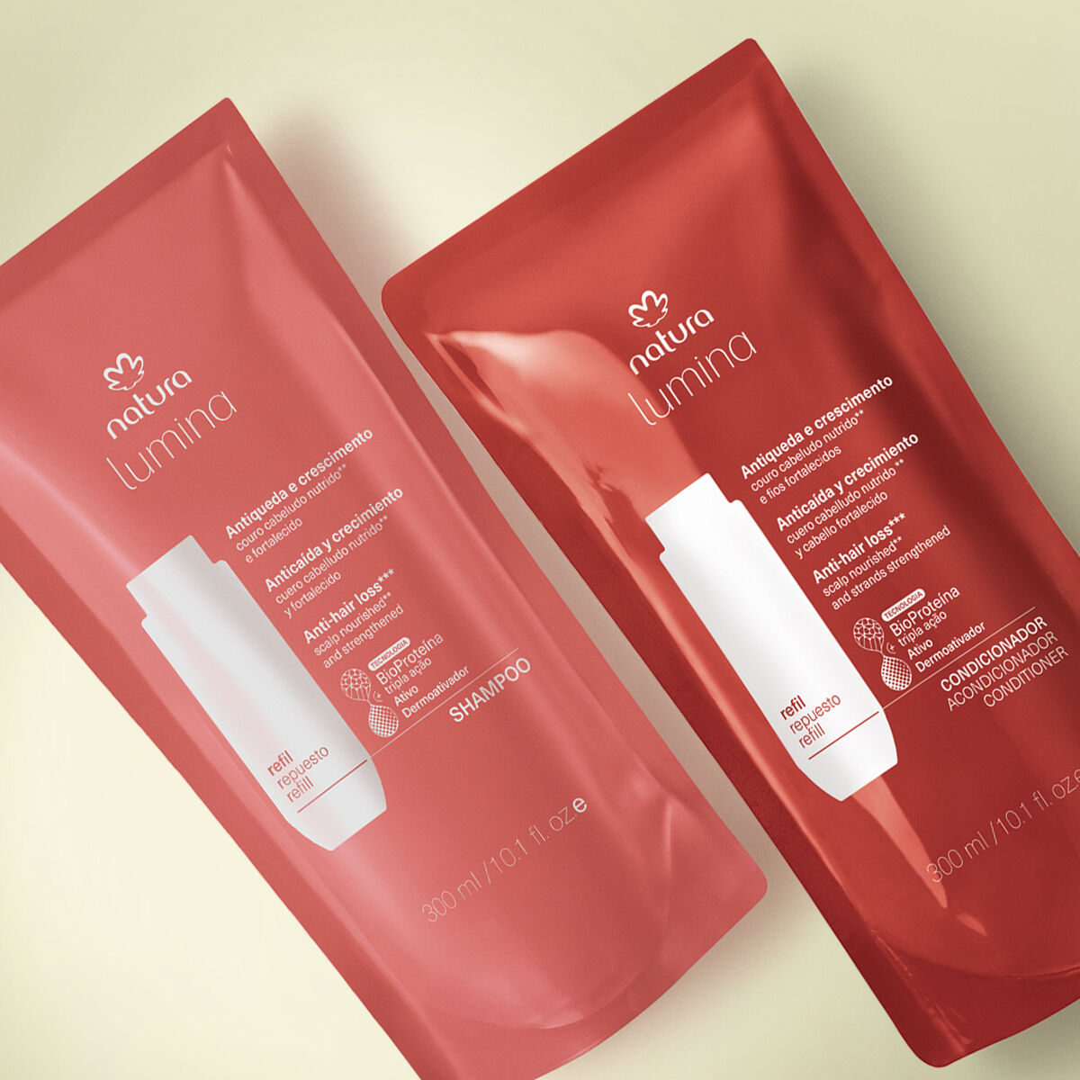 Lumina Anti-Hair Loss & Growth Shampoo and Conditioner Refill Set