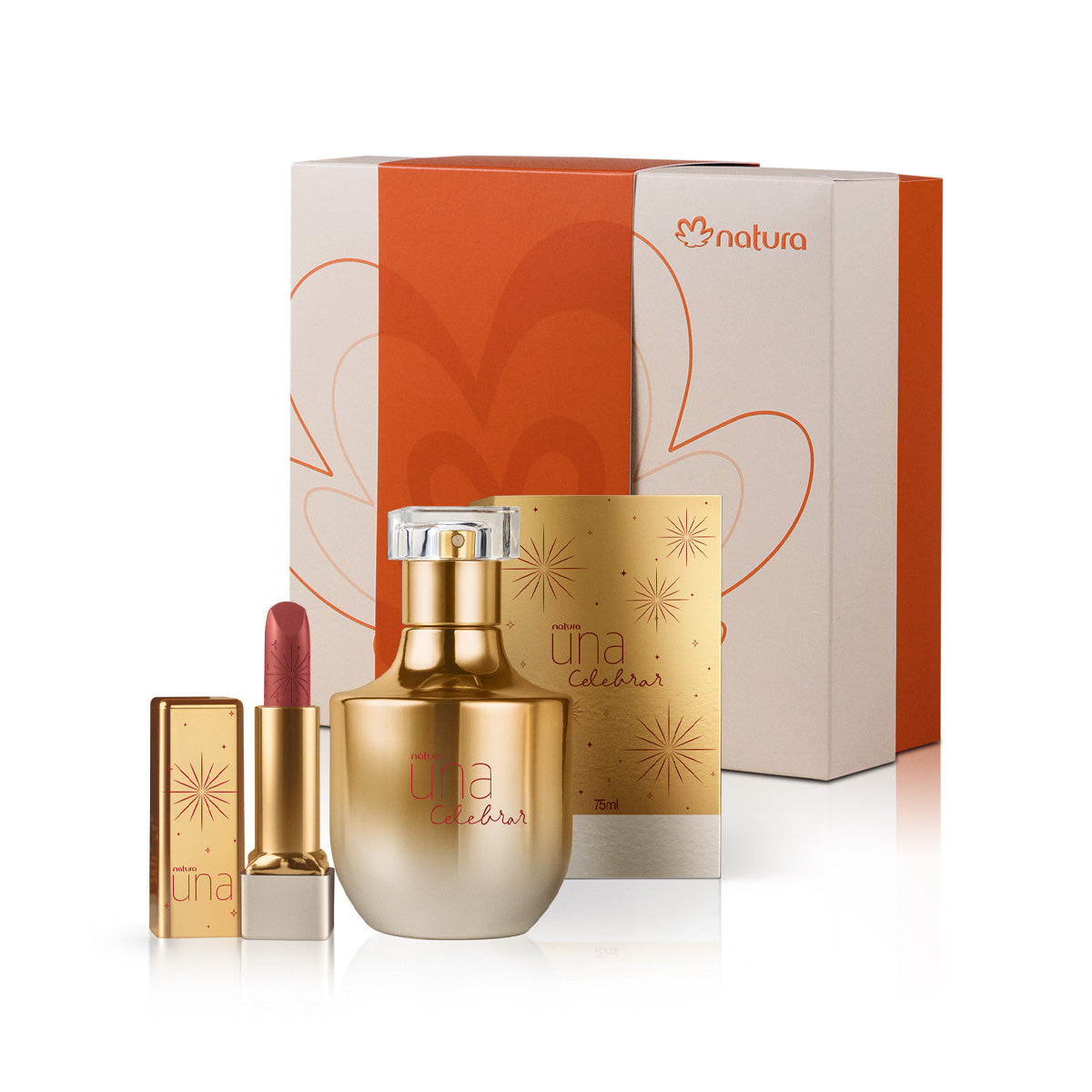 Natura Una Celebrar Gift with Nude Lipstick