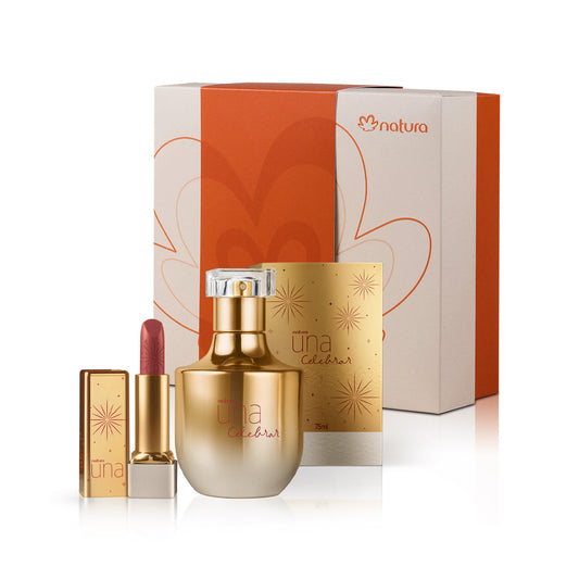 Natura Una Celebrar Gift with Nude Lipstick