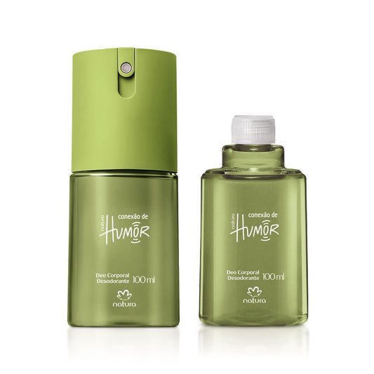 Humor Conexão Men's Deodorant Cologne Kit with Refill