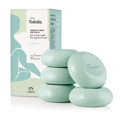 TODODIA - Sabonete em Barra Puro Vegetal Flor de Lis