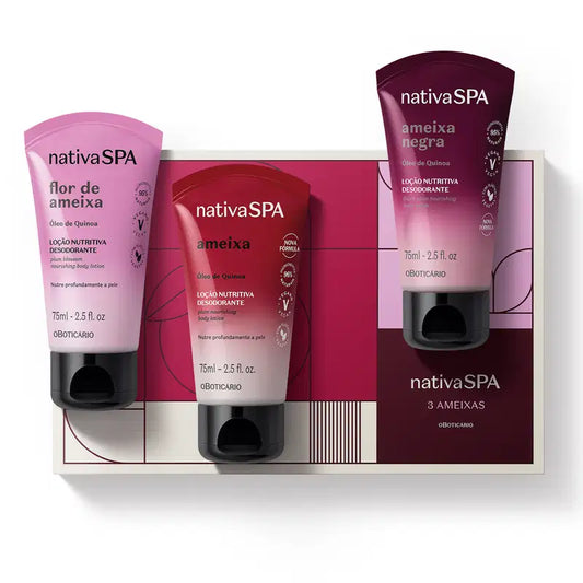 Boticário - Nativa SPA Plum Mini Gift Set – 3 Body Lotions