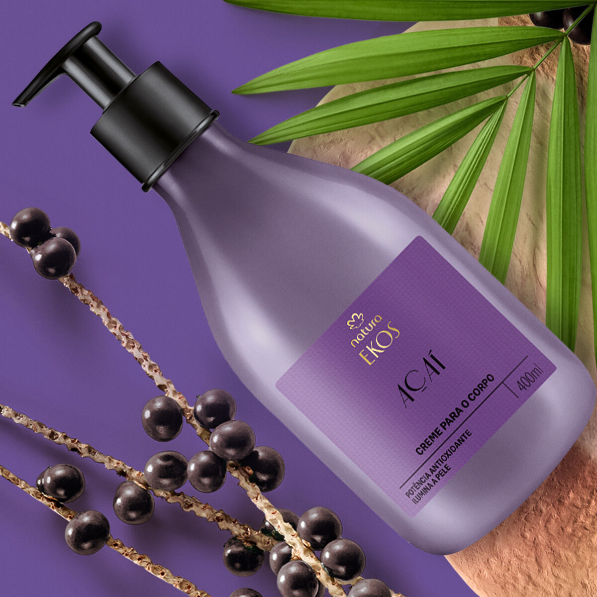 Ekos - Açaí Moisturizing Body Deodorant Pulp 400ml