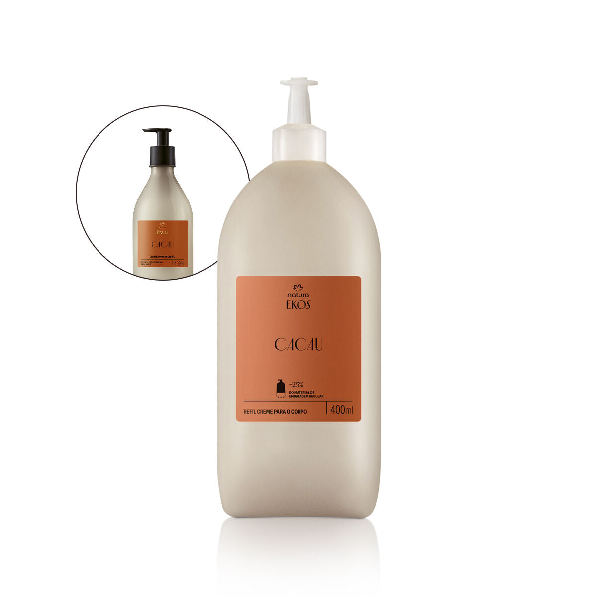 Ekos - Cacau Moisturising Body Cream Refill