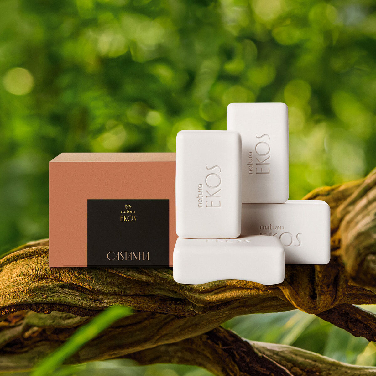 Ekos - Castanha Pure Vegetable Creamy Bar Soap Set