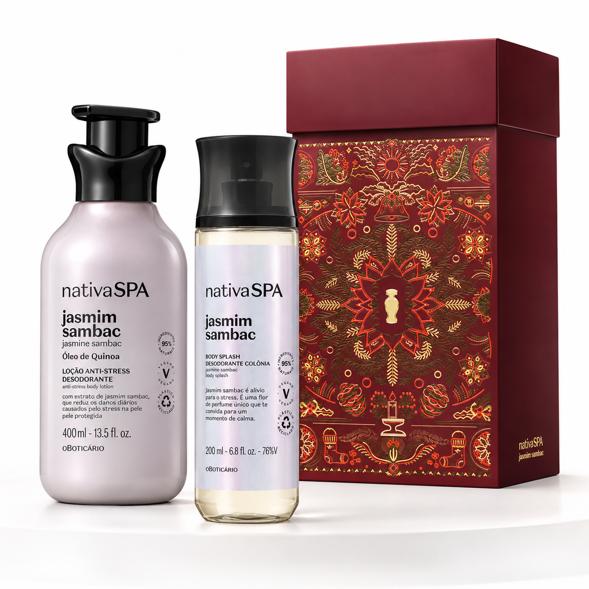 Boticário - Nativa SPA Sambac Jasmine Christmas Gift Set 2 Pieces