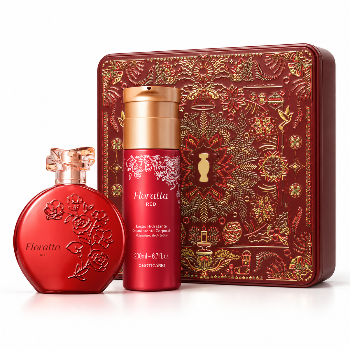 Boticário - Floratta Red Christmas Gift Set