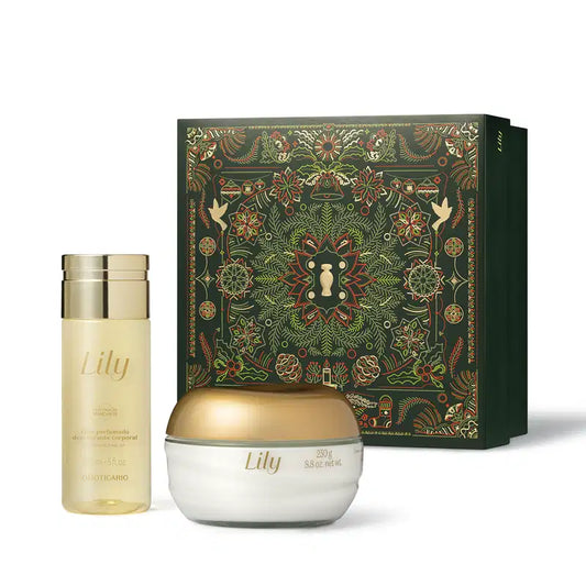 Boticário - Lily Satin Body Care Christmas Gift Set