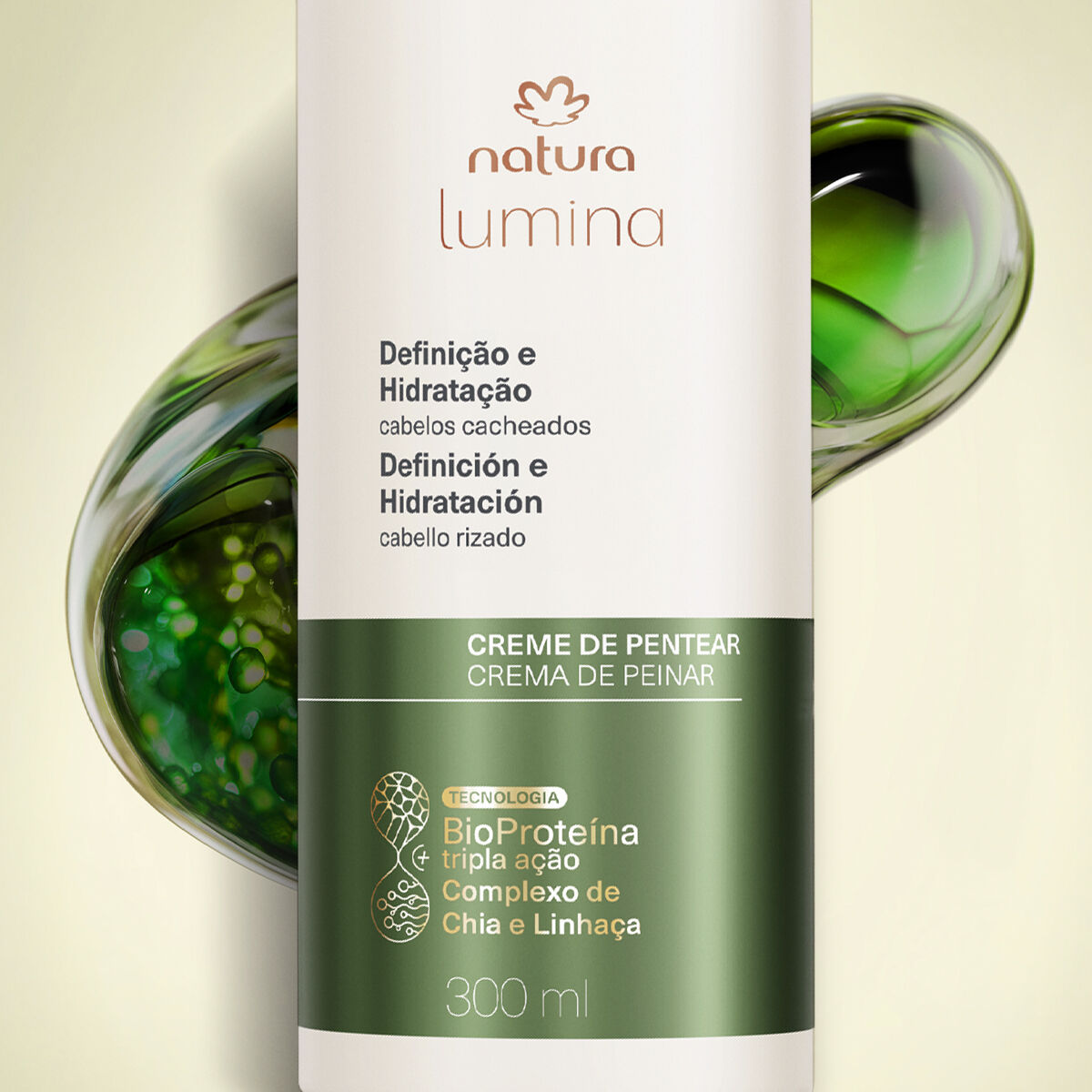 Lumina Leave-In Cream for Definition & Hydration of Curly Hair