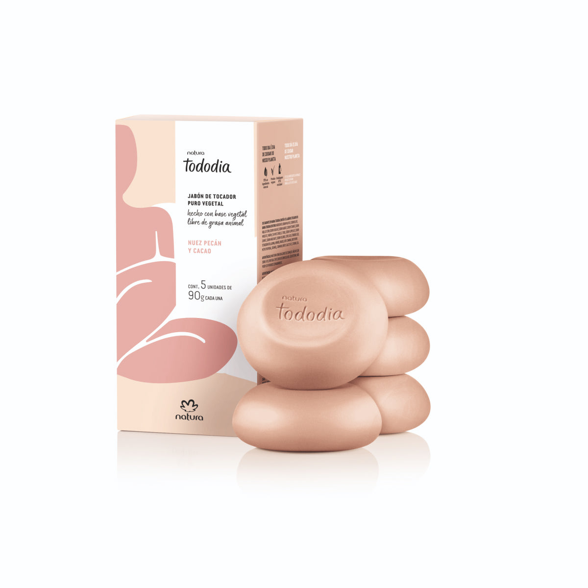 Tododia - Pure Vegetable Pecan & Cocoa Bar Soap