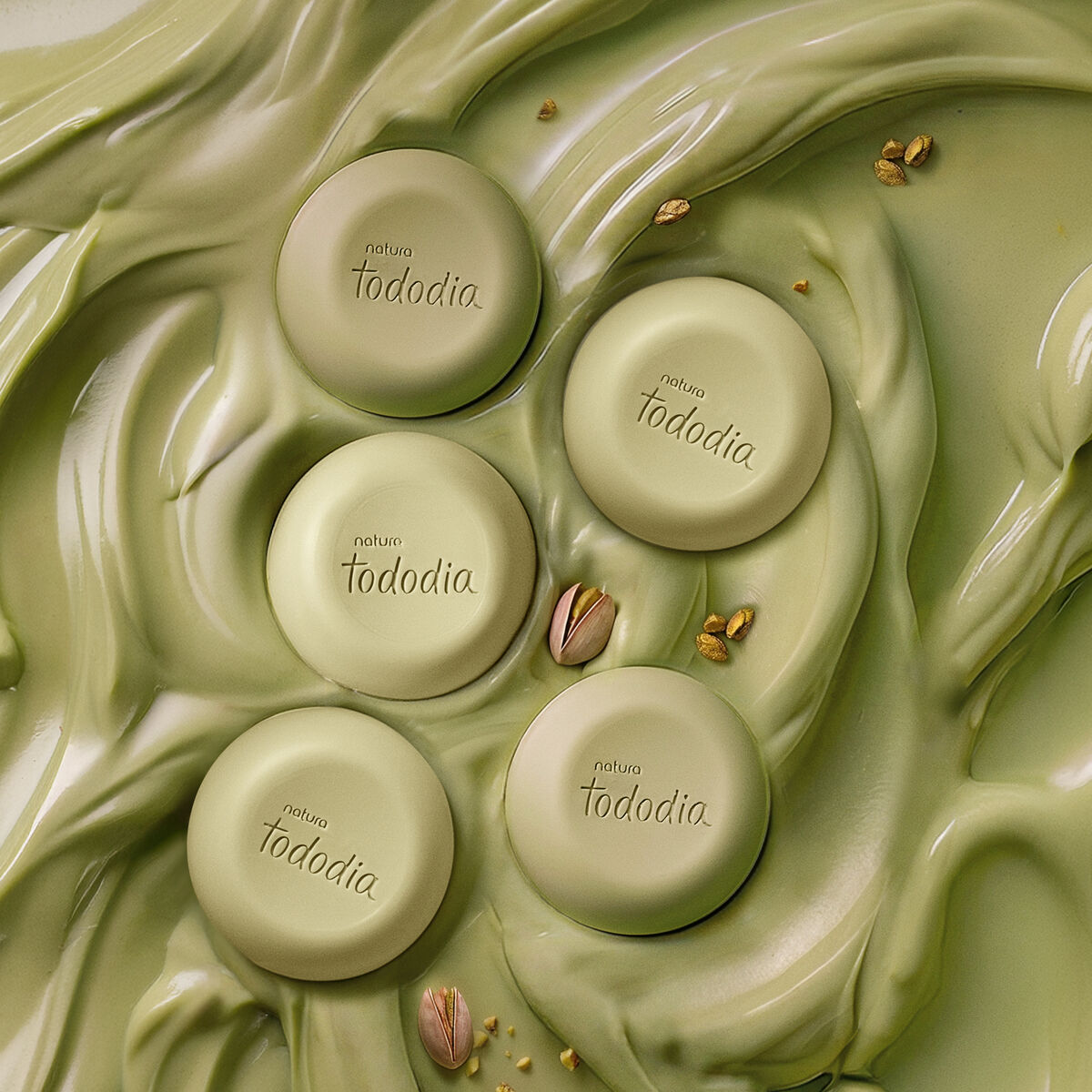 Tododia Creamy Pistachio Plant-Based Bar Soap