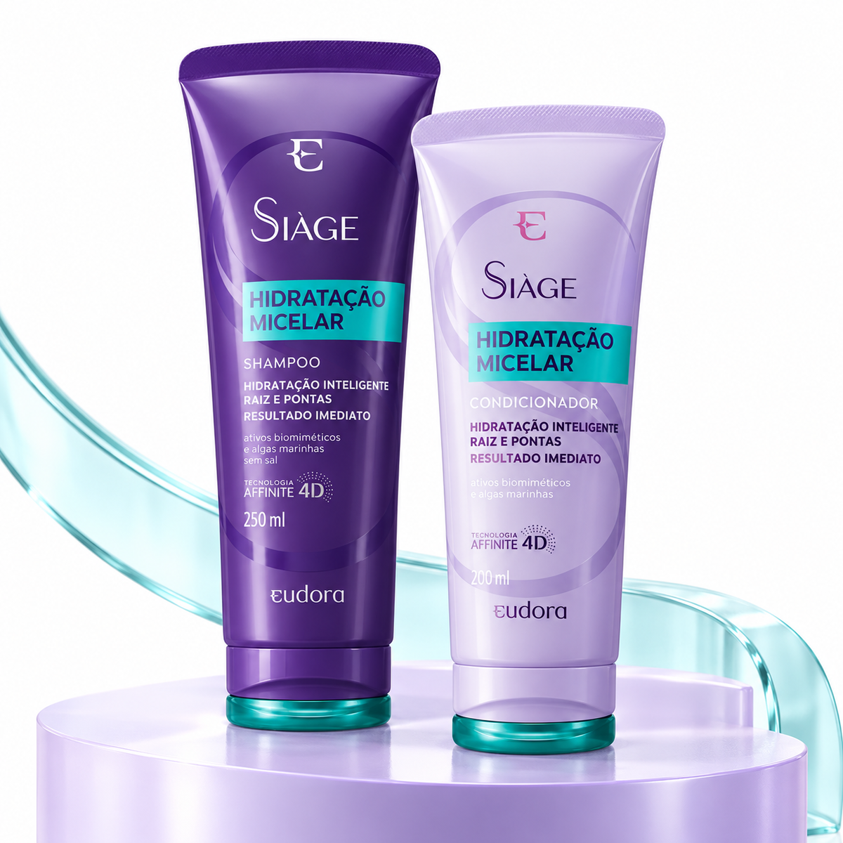Eudora - Siàge Micellar Hydration Shampoo and Conditioner Set